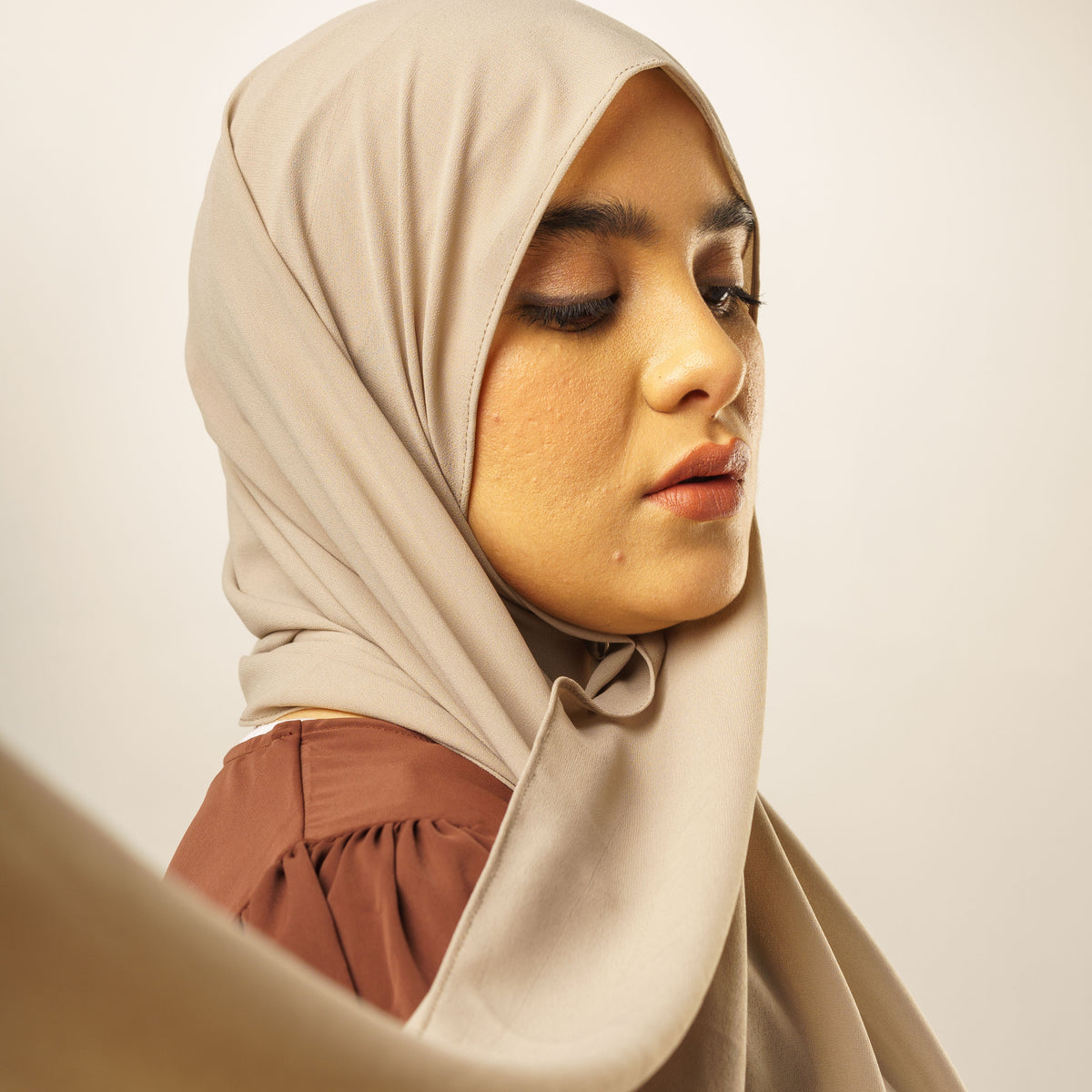 Malaysian Georgette Hijab - Mauve main image 0