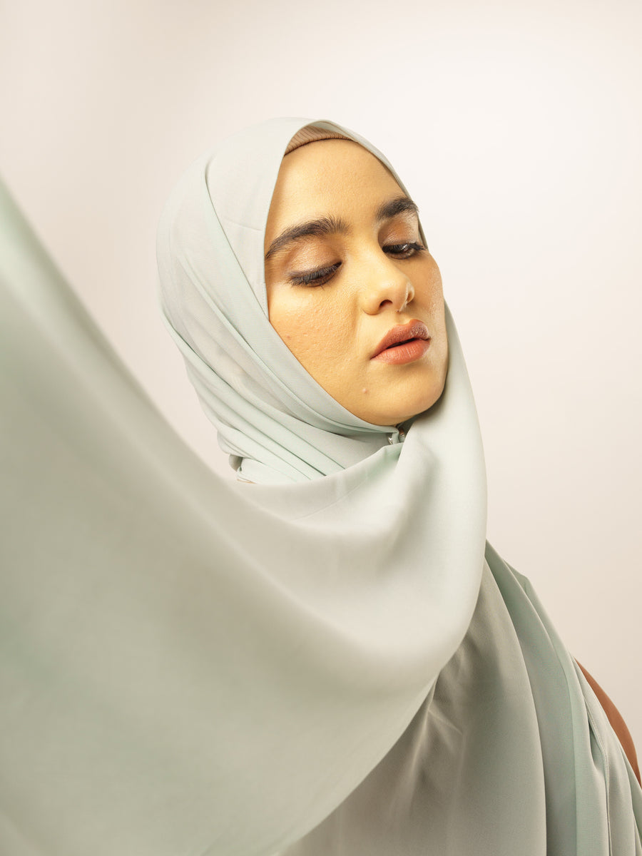 Malaysian Georgette Hijab - Mauve main image 1