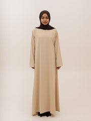 Beige Premium Airtech™️ Layering Dress - Full Sleeve