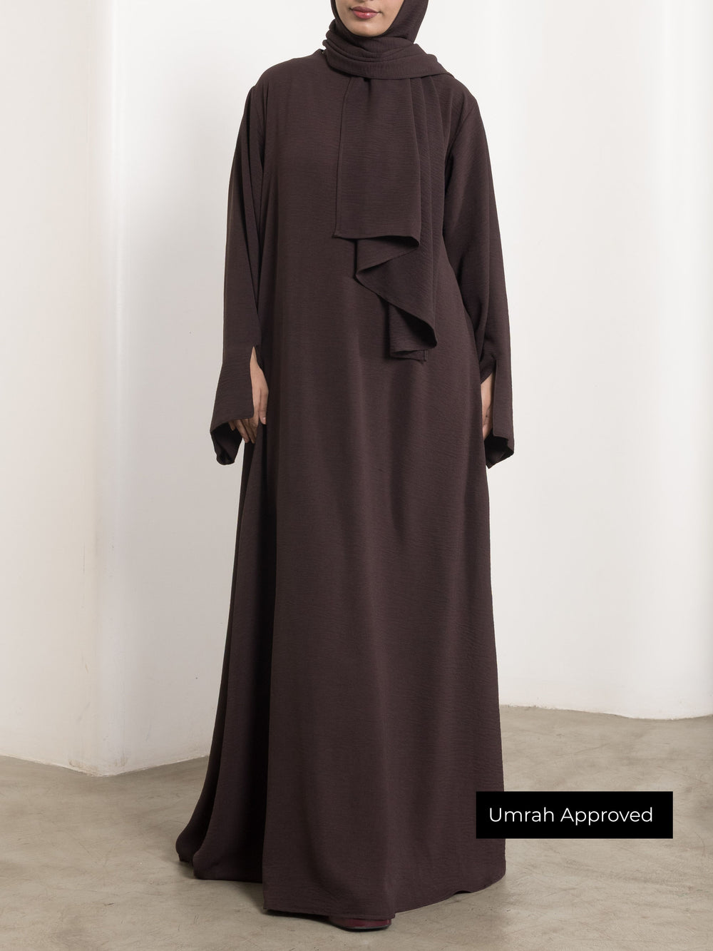 Essential Umrah Abaya - Brown