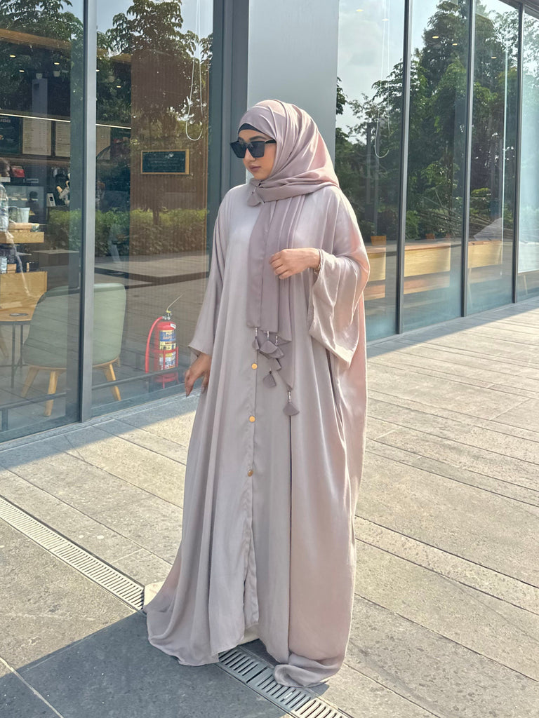 Stunning 2 pieces abaya modern style – Tatreez1