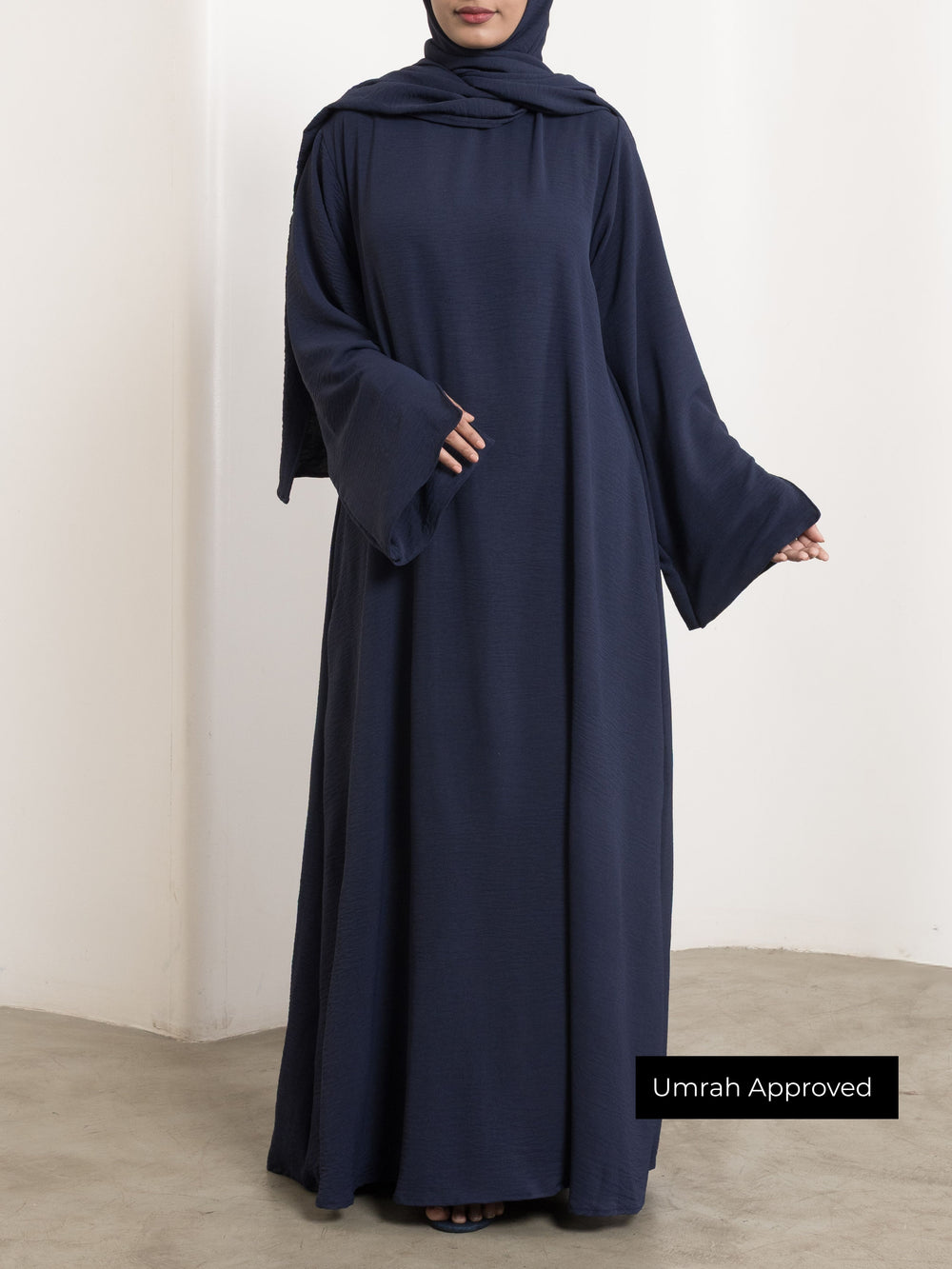 Essential Umrah Abaya - Navy Blue