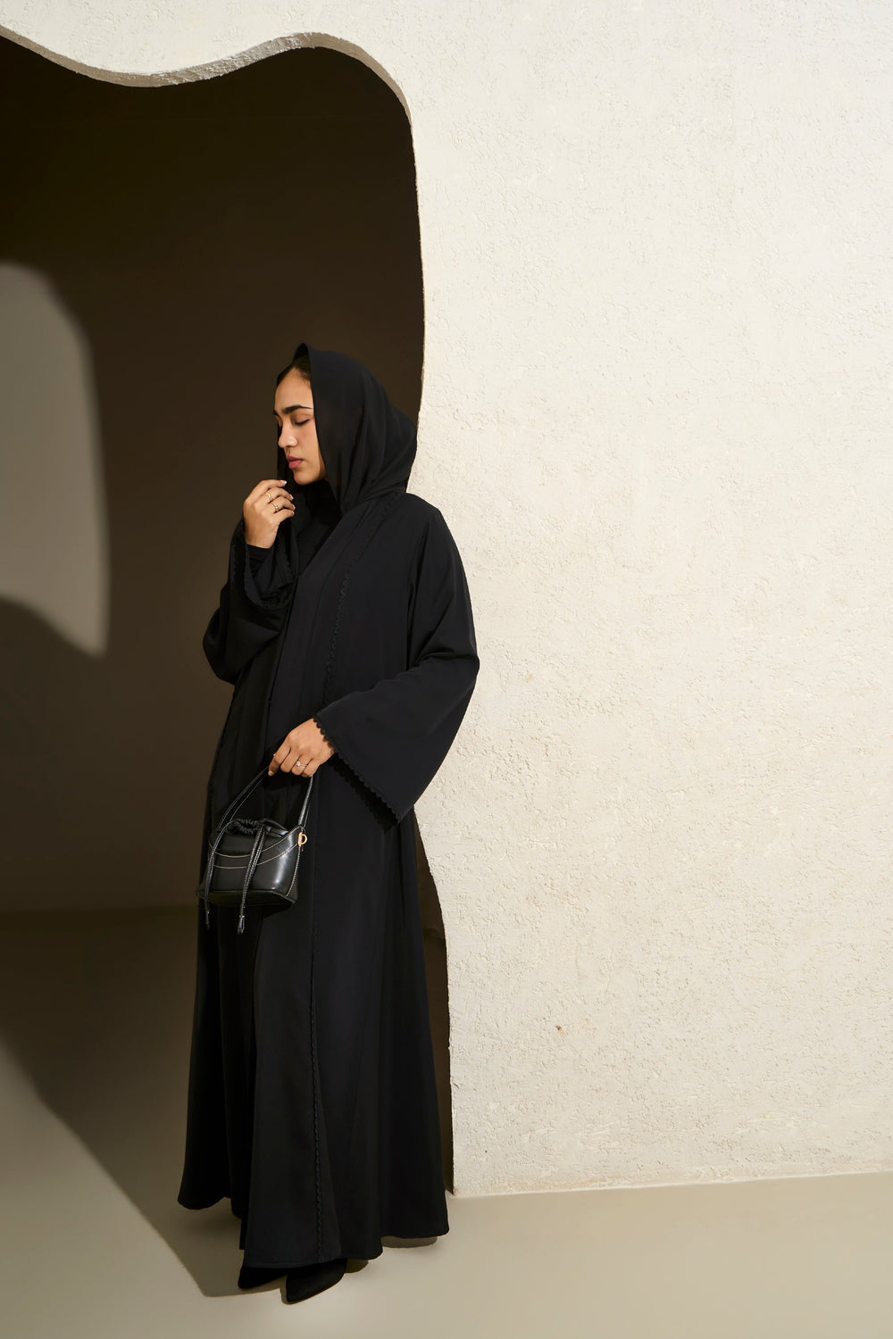 Sirai Button-Down Abaya