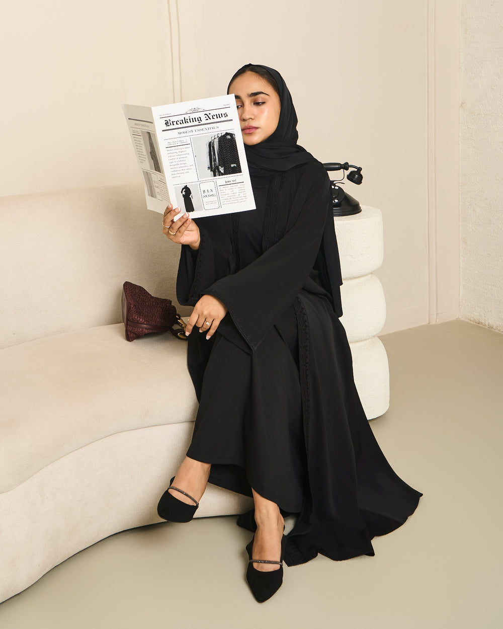 Fadila Open Abaya