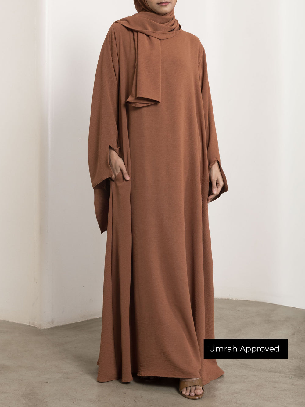 Essential Umrah Abaya - Rust