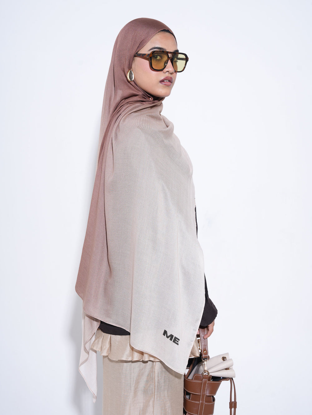 Vanilla Custard Ombre Modal Hijab