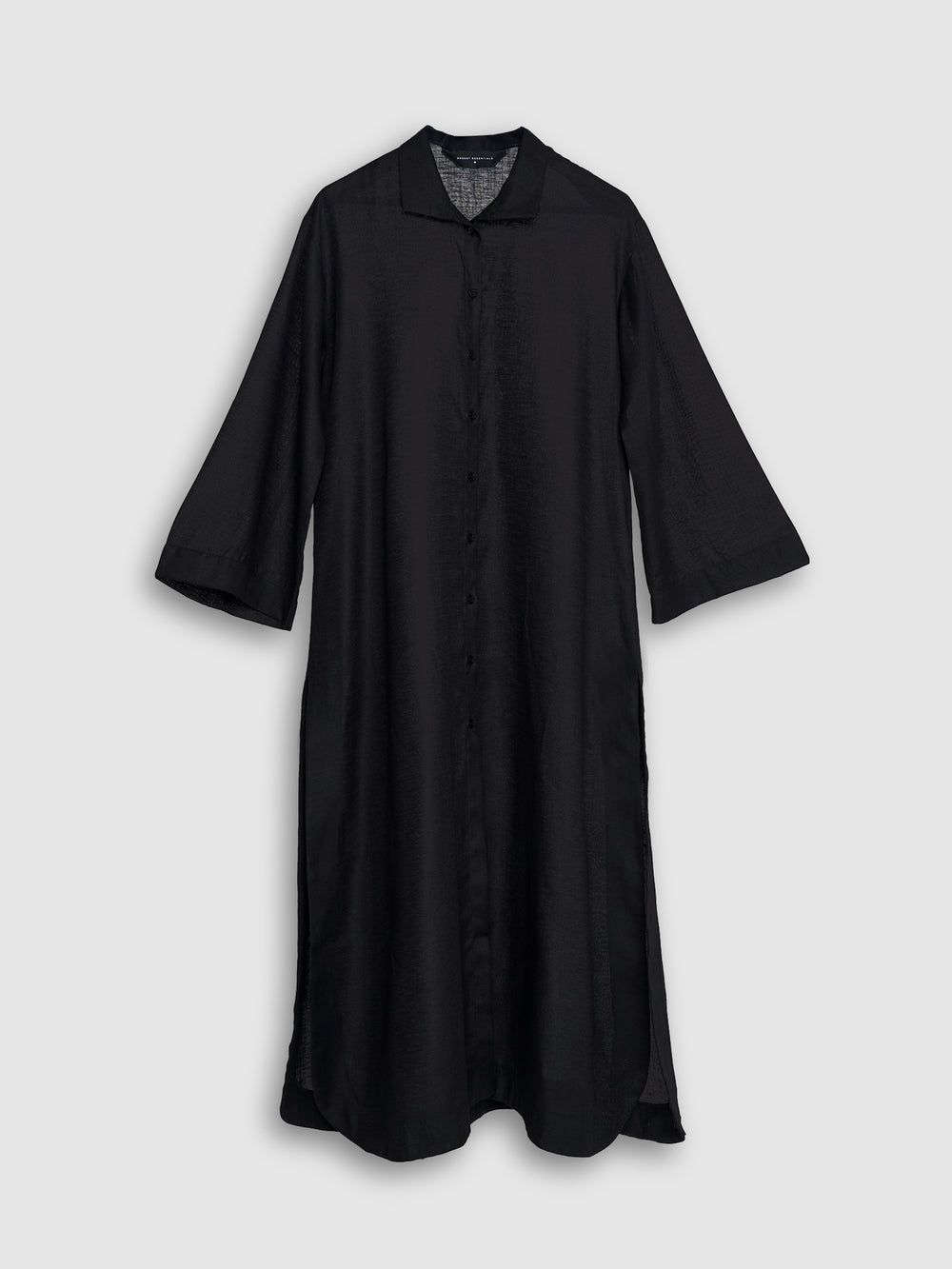 Linen Abaya - Black