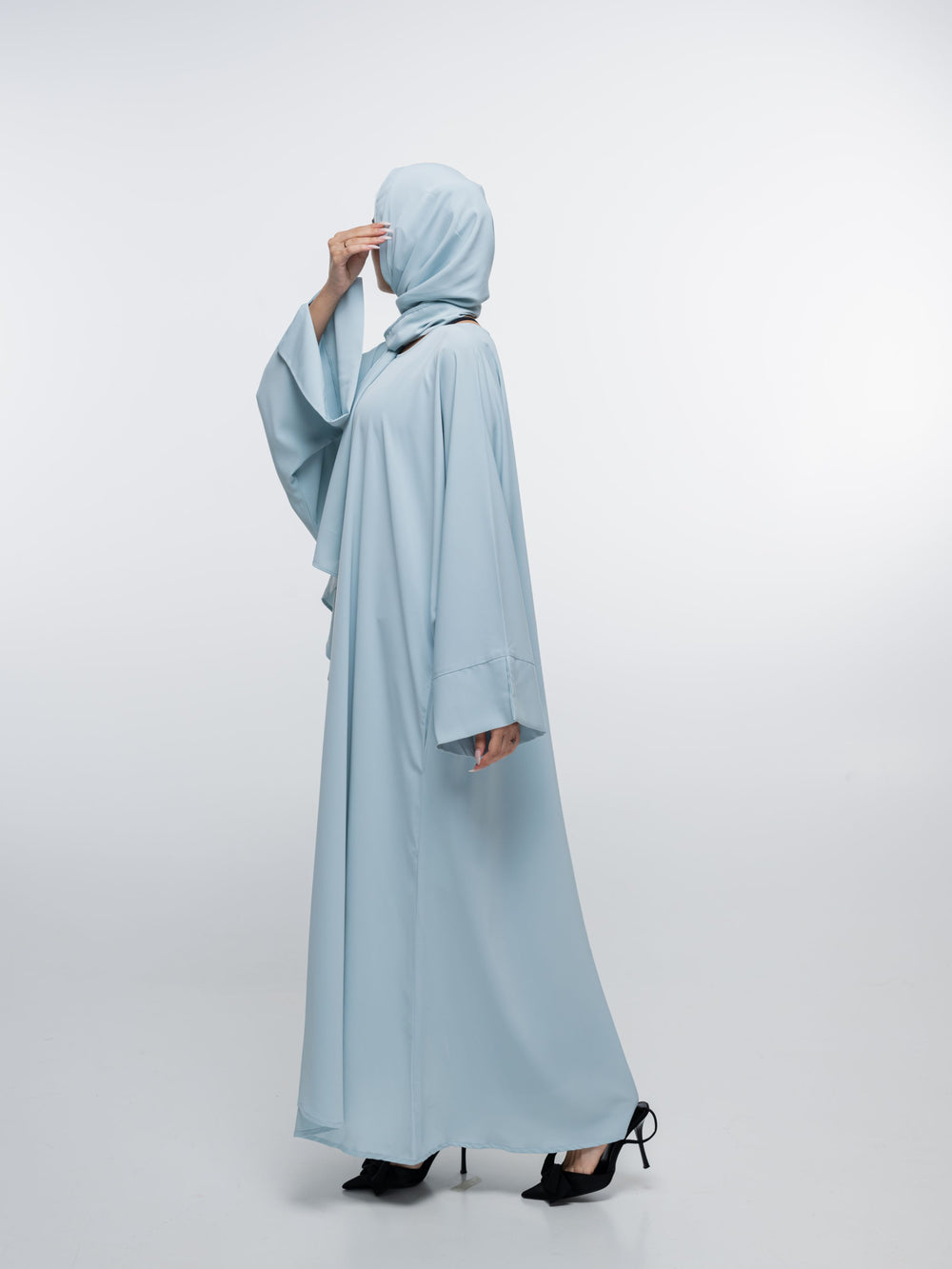 Essential Abaya - Kaftan Fit - Icy Blue