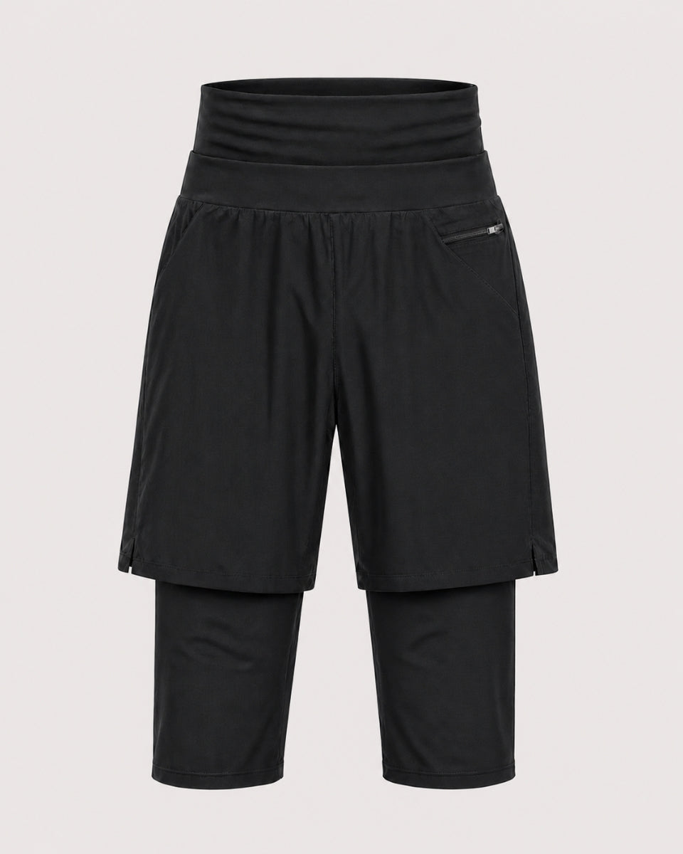 Awrah Cover Shorts - Black