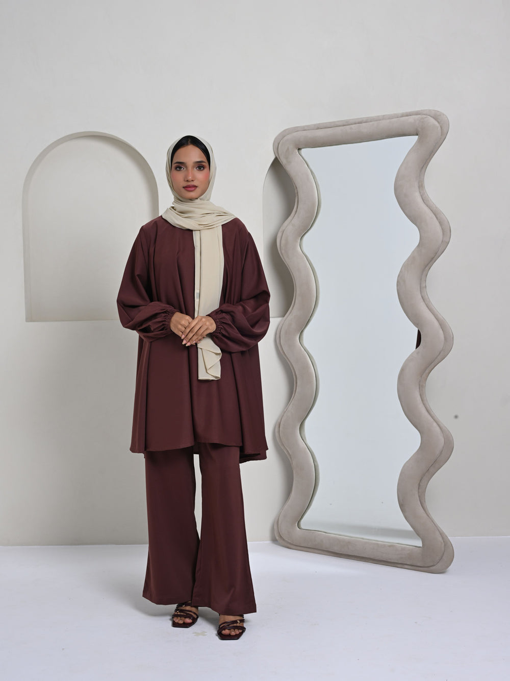 Essential Relaxed Co-ord Set - Dark Brown