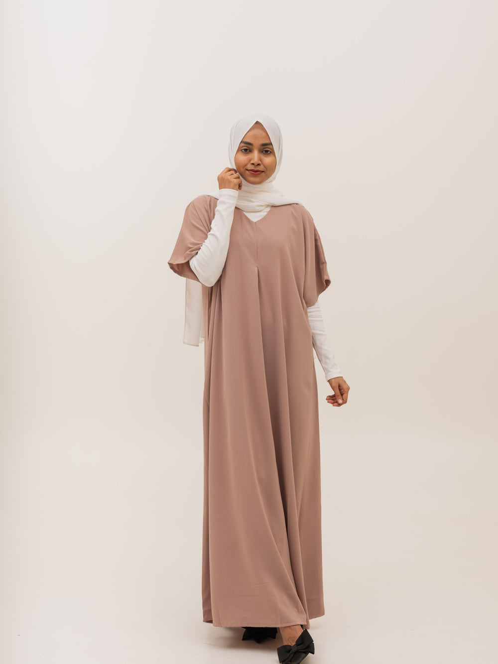 Dusty Mauve Premium Airtech™️ Layering Dress - Half Sleeve