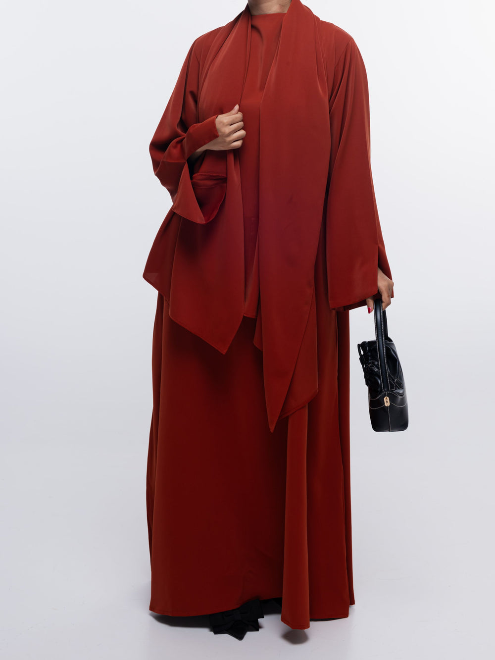 Essential Abaya - Straight Fit - Pumpkin Spice