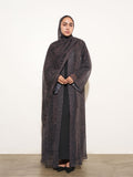 Dark Snake Printed Abaya