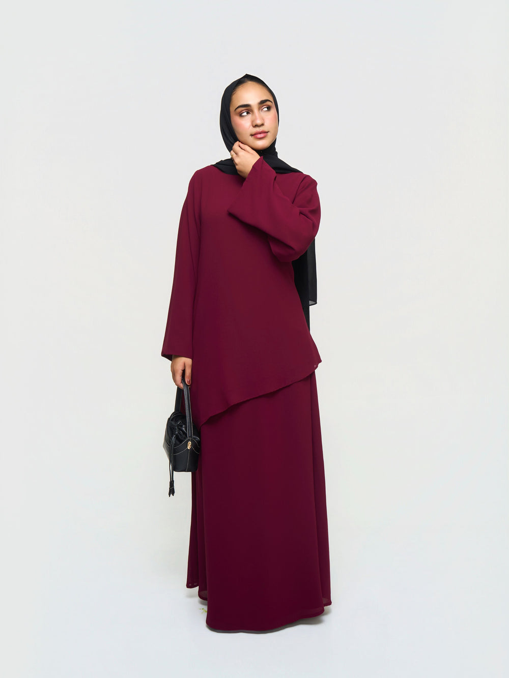 Asymmetric Set - Maroon