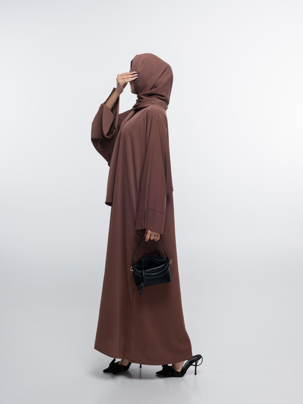 Essential Abaya - Kaftan Fit - Walnut Soufflé