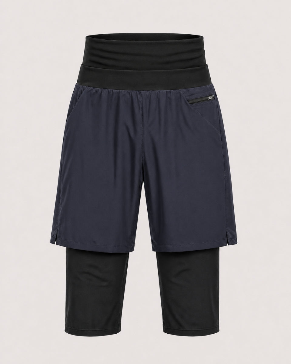 Awrah Cover Shorts - Slate Grey