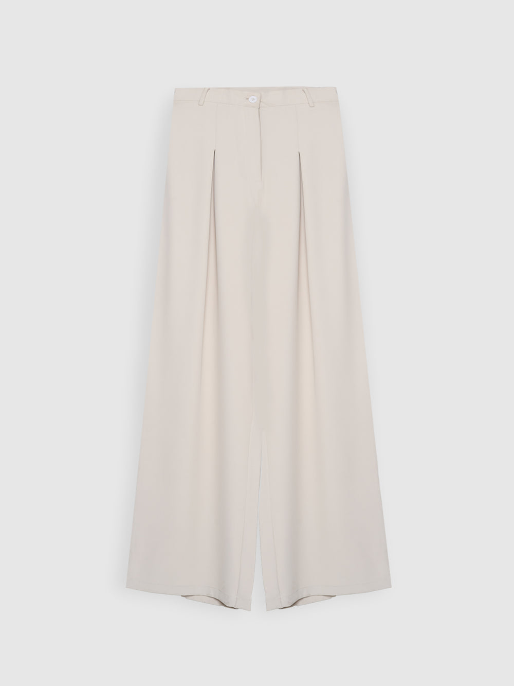 Pleated Trousers - Ivory