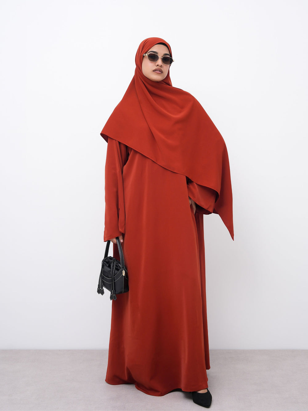 Essential Abaya - Straight Fit - Pumpkin Spice