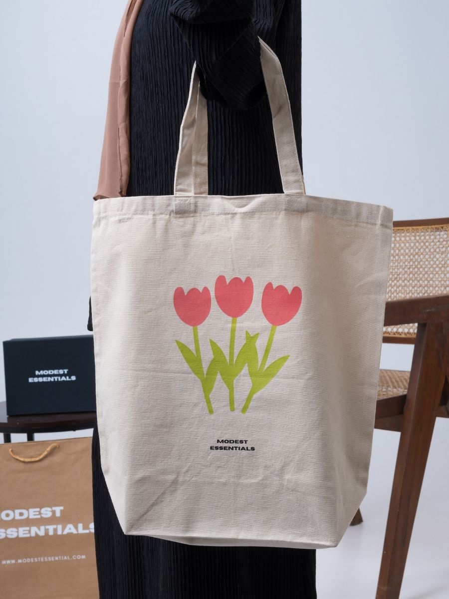 Signature Tote Bag - Tulips