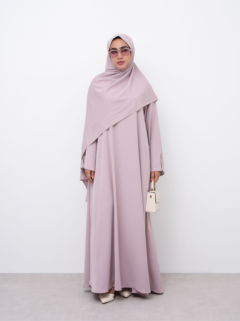 Essential Abaya - Straight Fit - Rose Maccaron