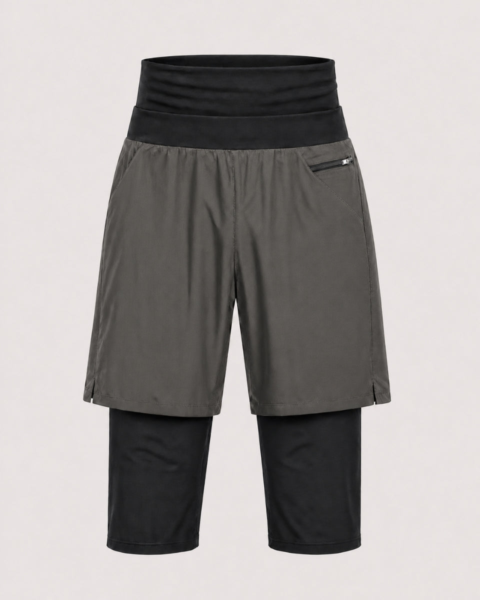 Awrah Cover Shorts - Grey