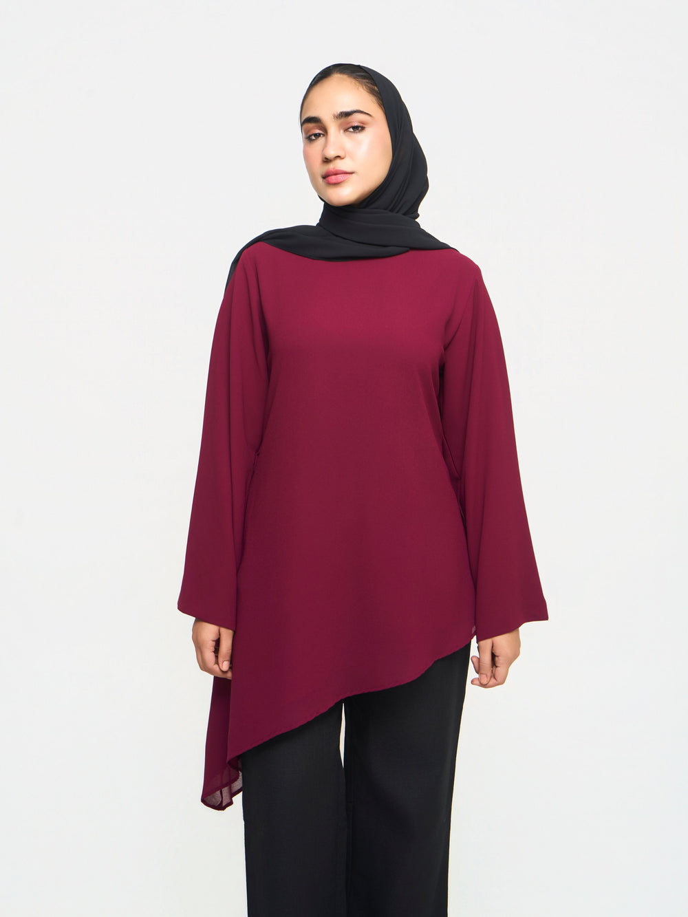 Asymmetric Top - Maroon