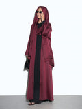 Al-Fahd Abaya - Maroon