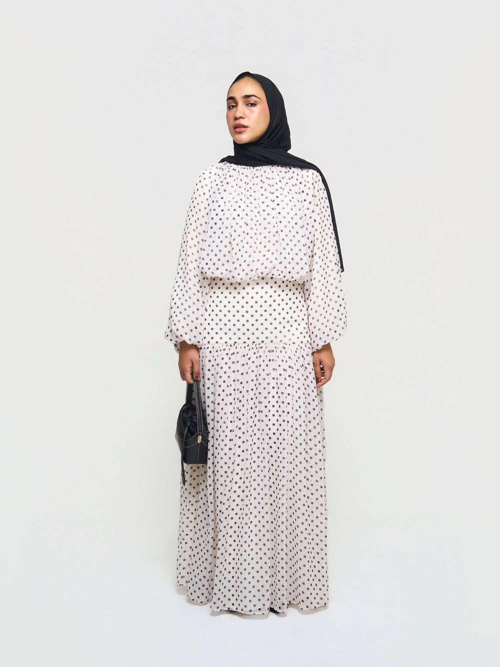 Polka Dot Set- White