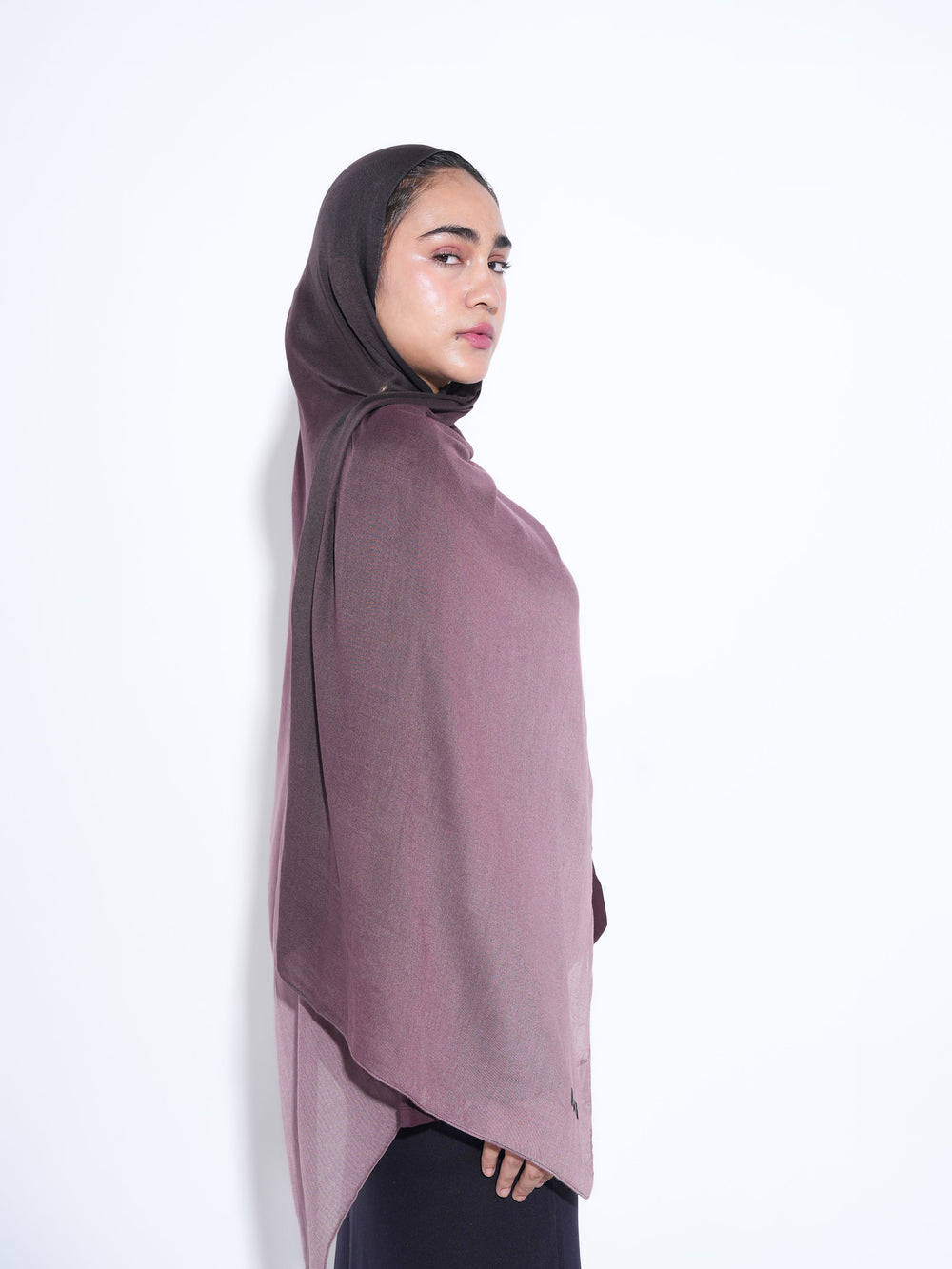 Plum Sorbet Ombre Modal Hijab