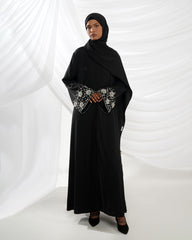 Hoorain Embroidered Abaya