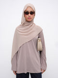 Basic Crepe top - Grey