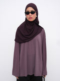 Basic Crepe top - Grape