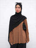 Basic Crepe top - Cinnamon