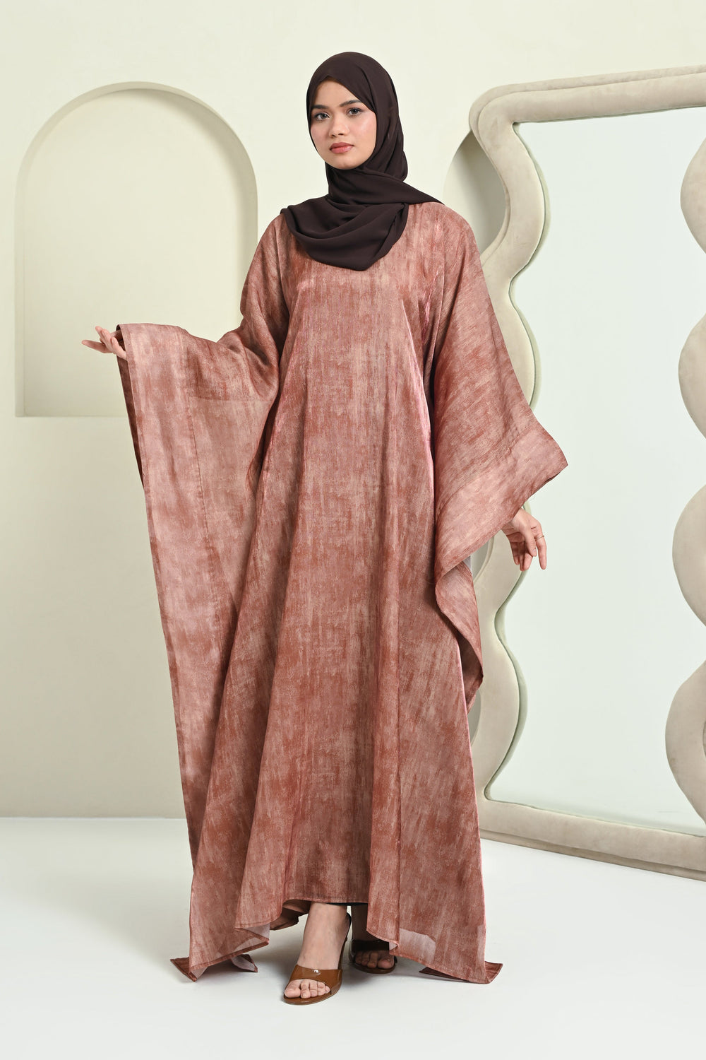 Sahar Kaftan Abaya - Rust