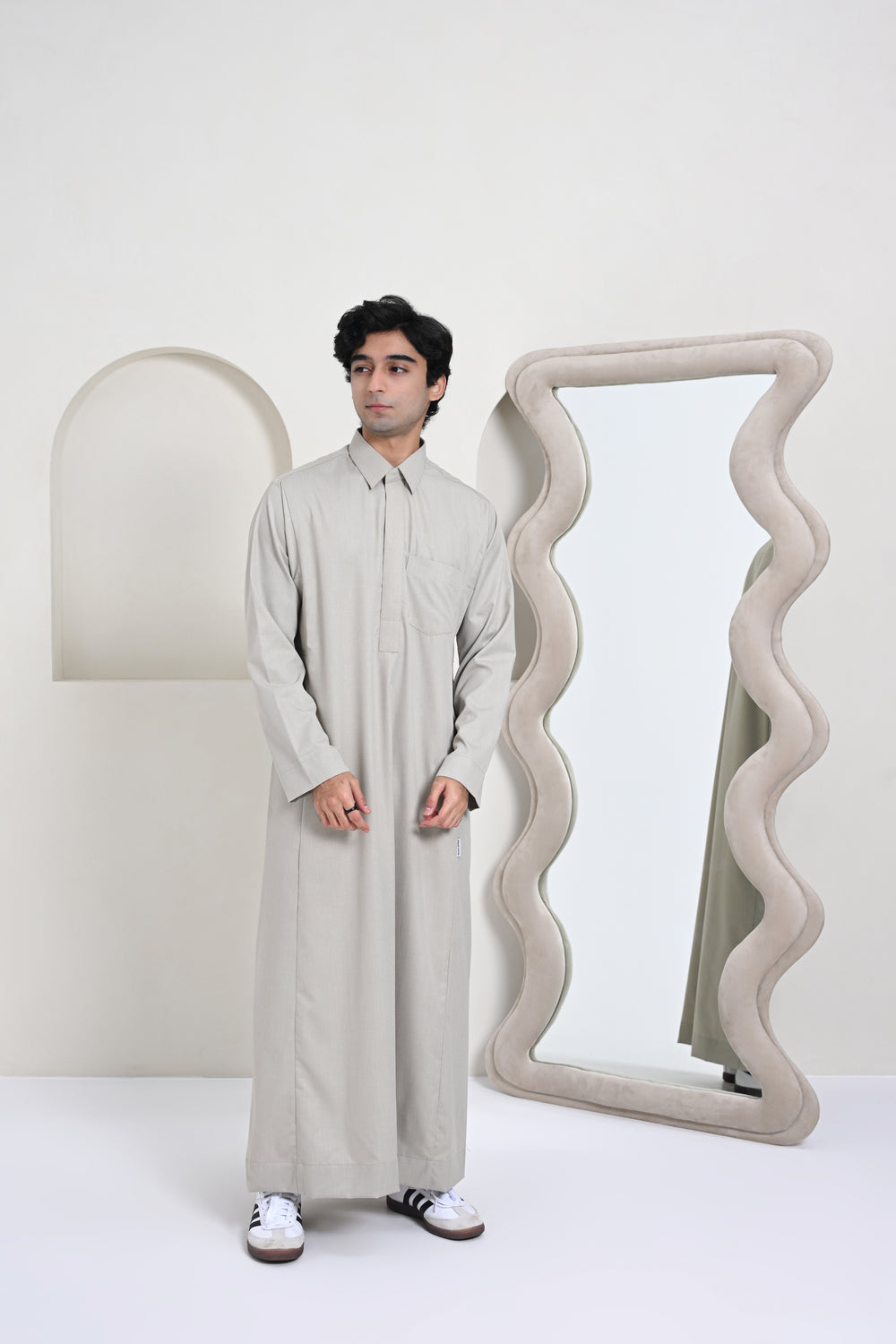 Essential Qatar Thobe - Beige