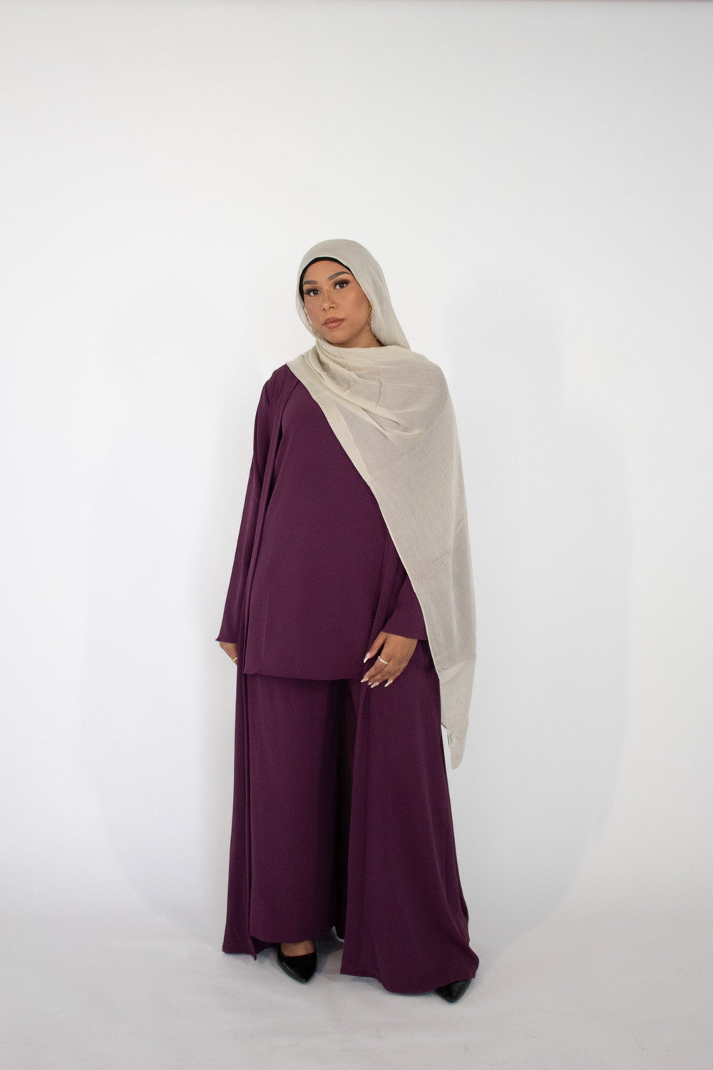 Aiman 3-Piece Set - Purple