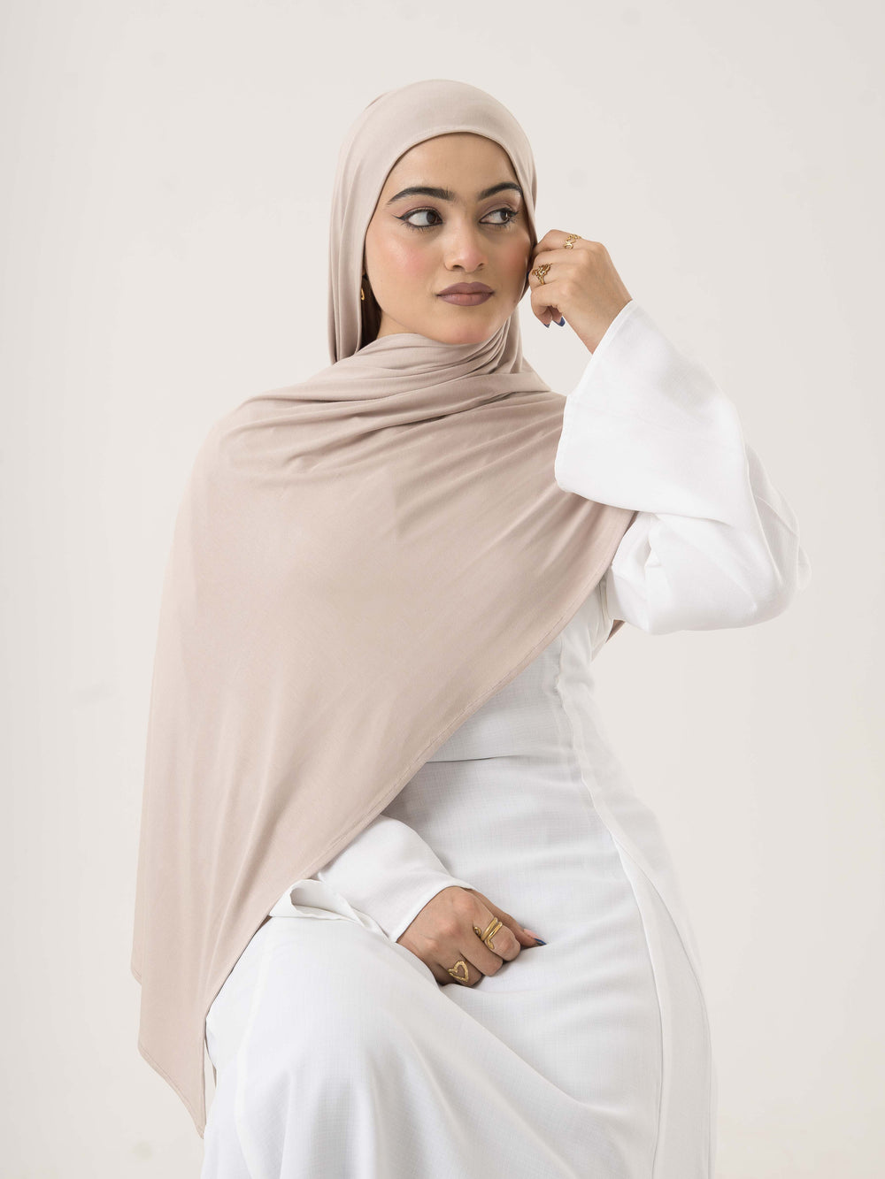 Modal Jersey Hijab - Clay