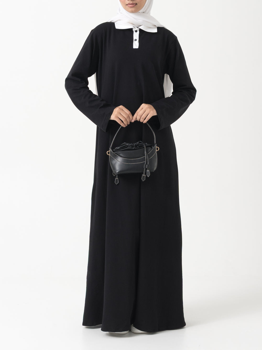 Polo Dress - Black