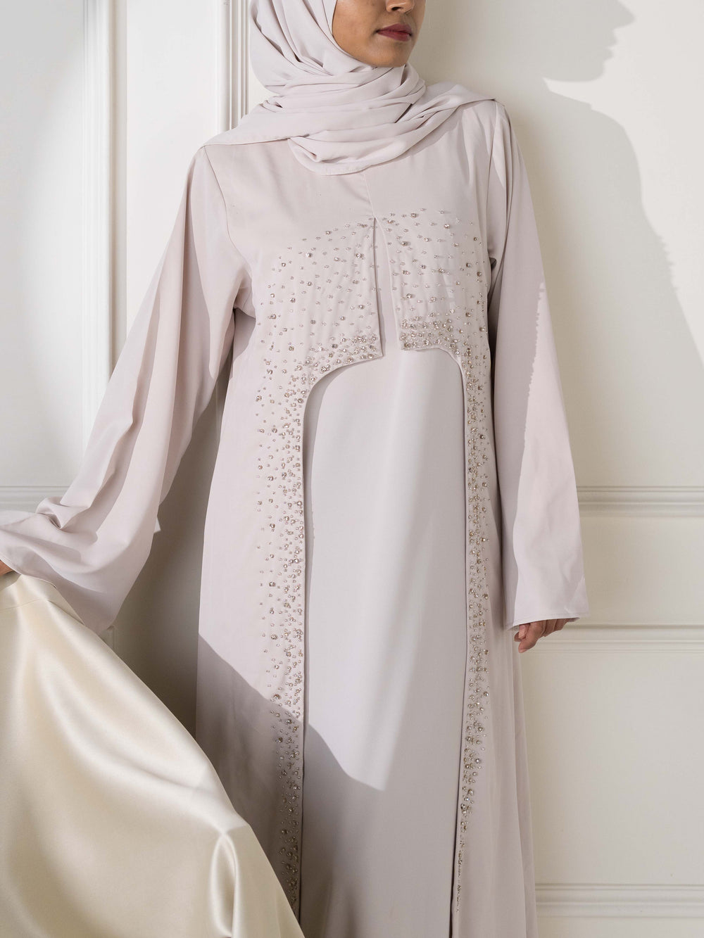 Liyana Cape Abaya - Baby Pink