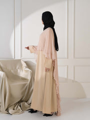 Mehreen Cape Dress - Beige