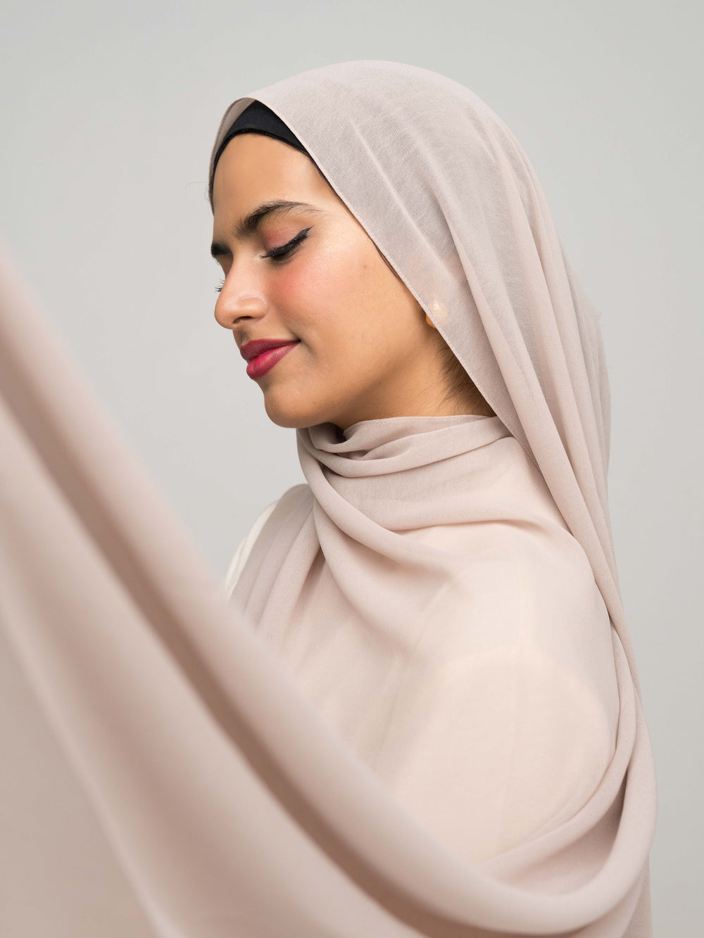 Oatmeal Luxe Chiffon Hijab