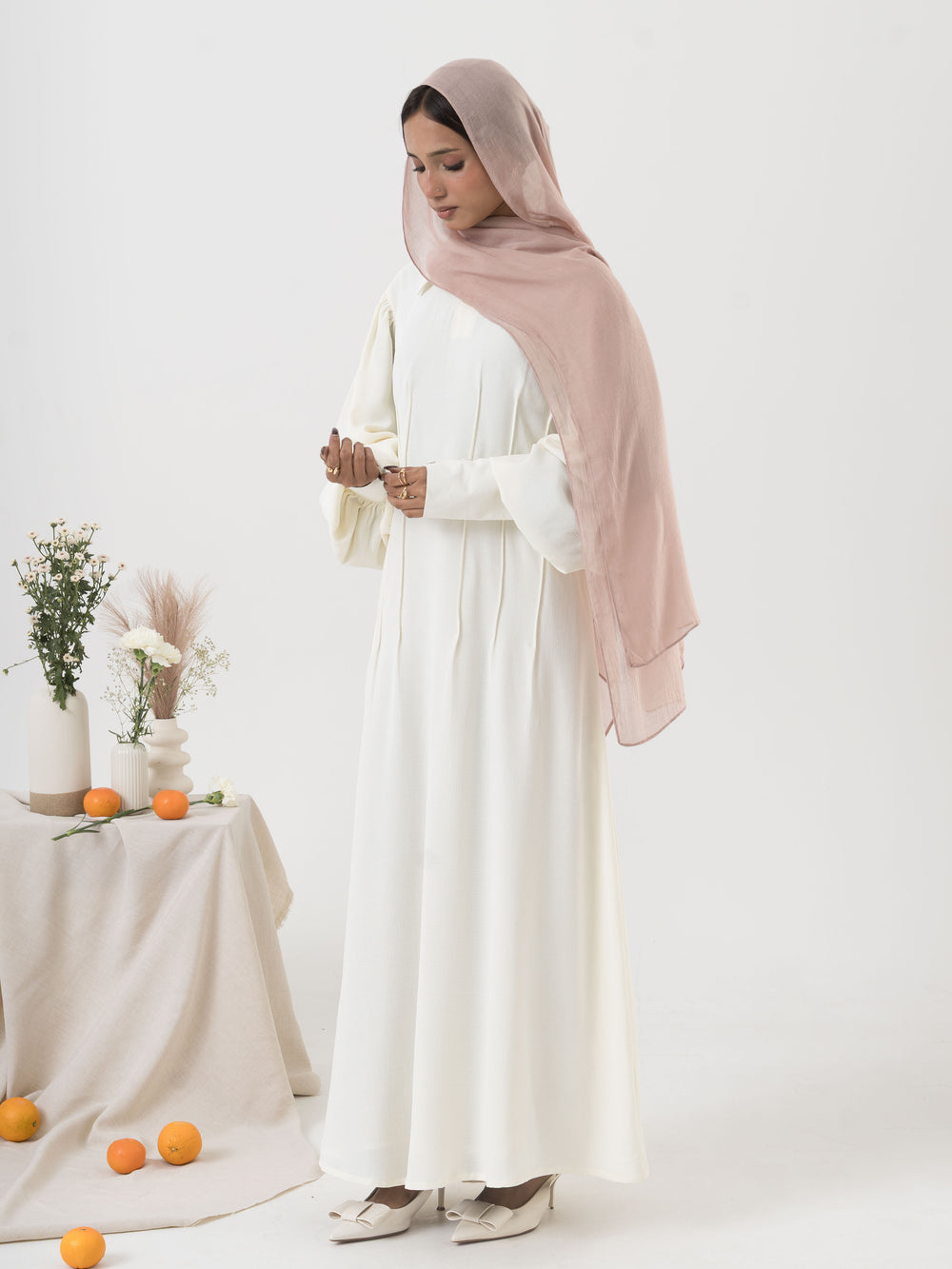 Aiza Dress - White