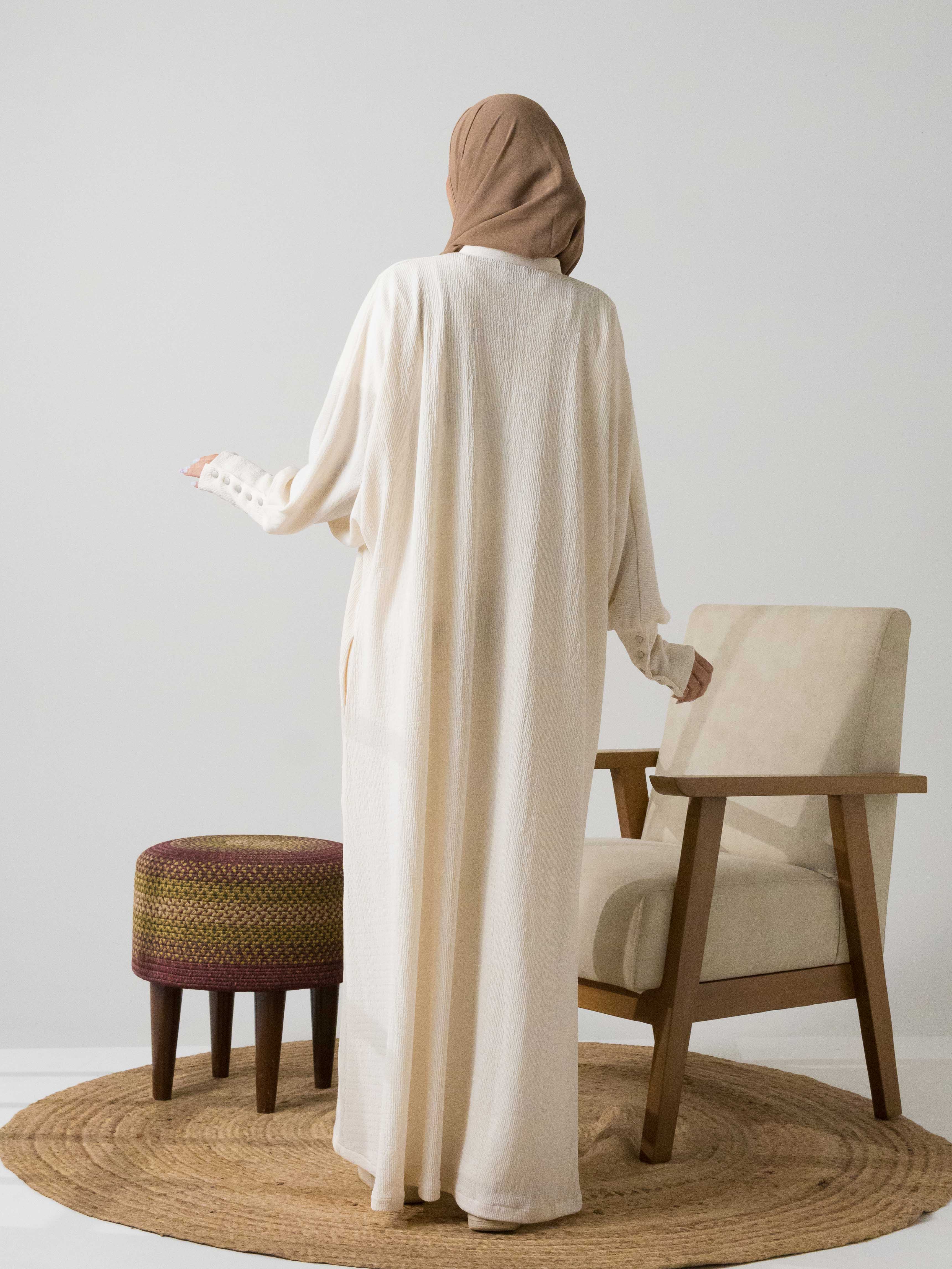 Knit Dress - Cream Modest Essentials Knit Dress - Cream Modest Essentials