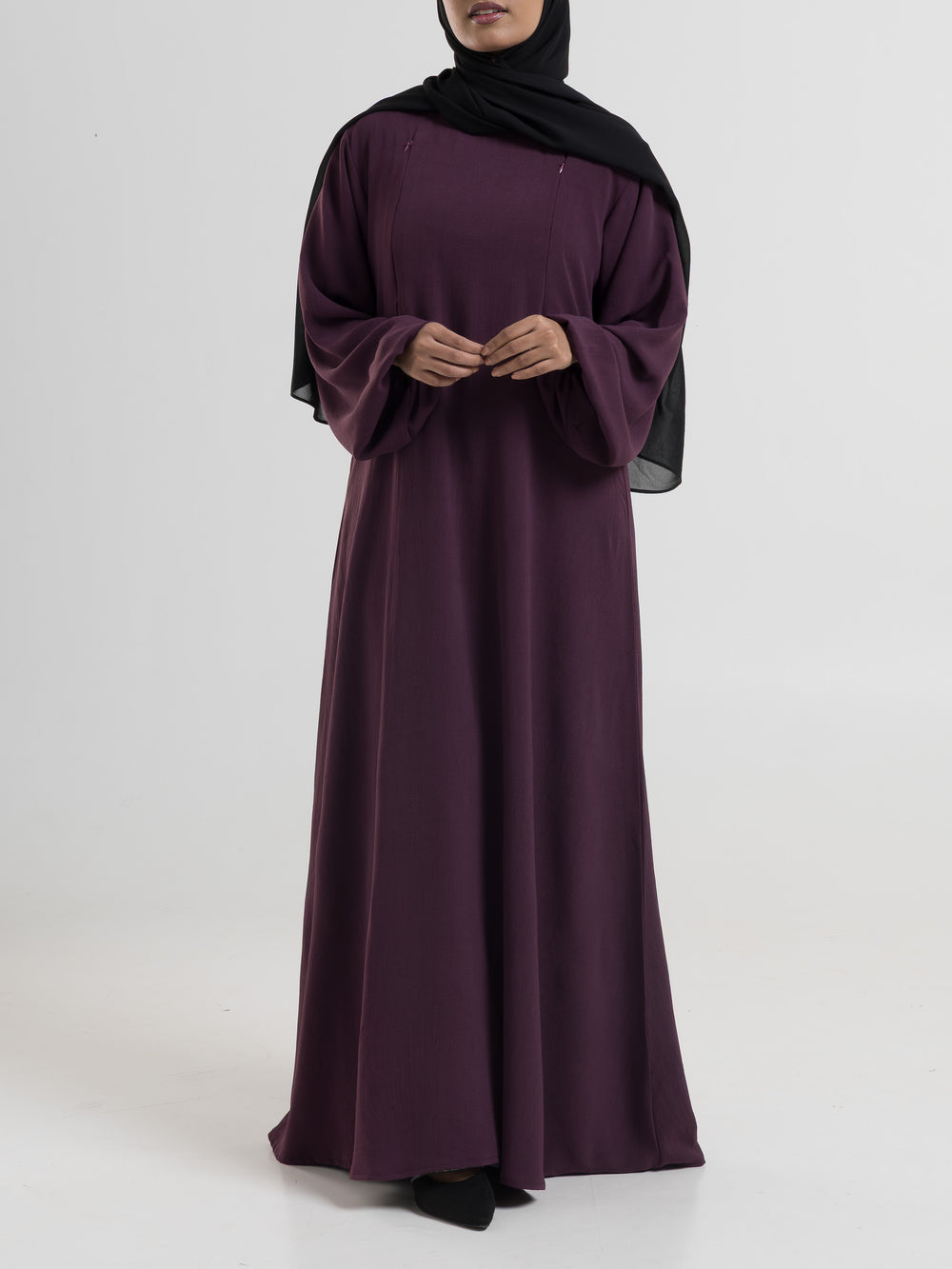 Maternity Essential Abaya - Maroon