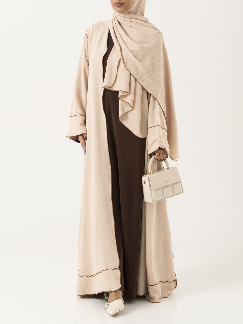 Lihaf Abaya - Beige (Inner not included)