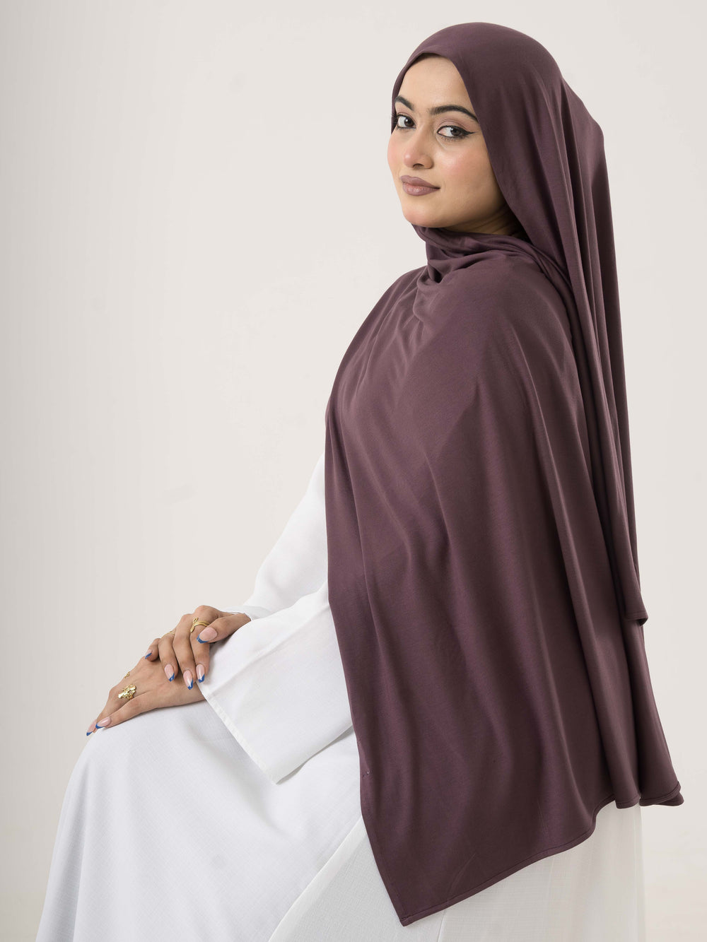 Modal Jersey Hijab - Wild Plum