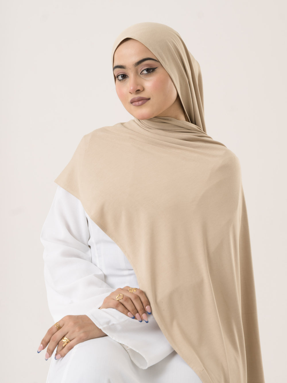 Modal Jersey Hijab - Desert Sand