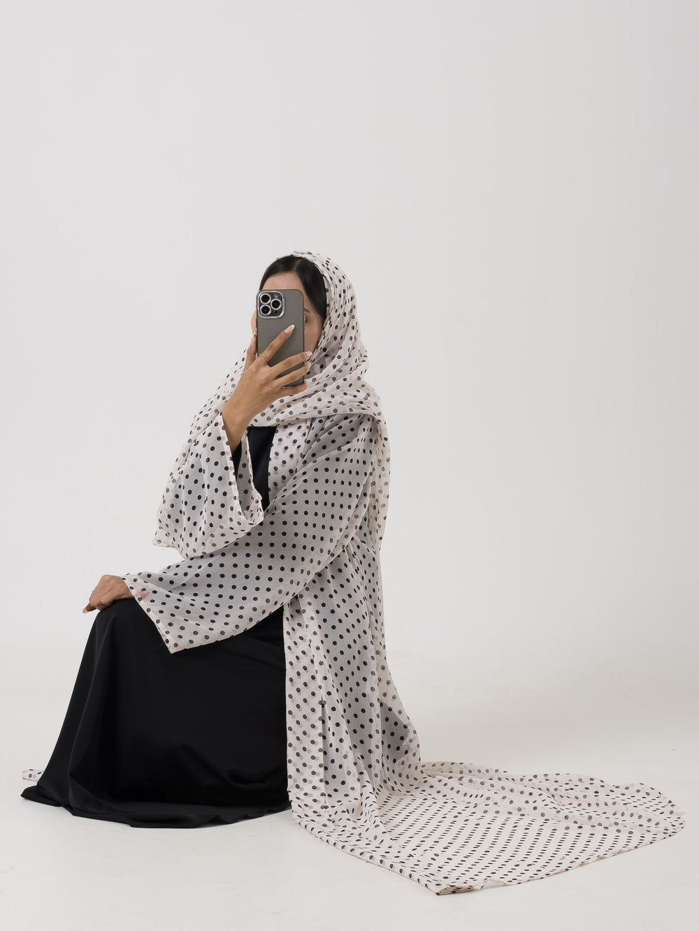 Grace Polka Dot Abaya