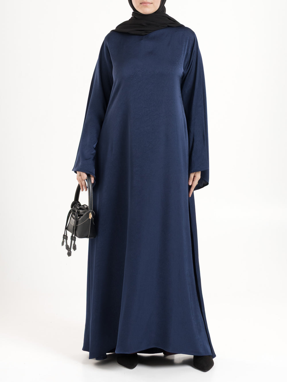 Yasira Satin Dress - Royal Blue