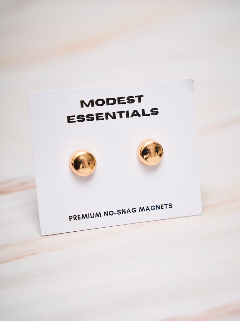 Gold Metallic Hijab Magnets - Modest Essentials